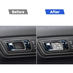 Car Inner Door Bowl Panel Diamond Decoration Sticker, Left and Right Drive, Inner Door Bowl Panel