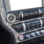 Car Central Control Panel Diamond Decoration Sticker, Left and Right Drive, Central Control Panel