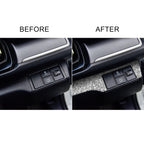 For Honda Civic 2016-2019 Car Headlight Switch Panel Diamond Decorative Sticker, Right-hand Drive, Headlight Switch Panel, Right-hand Drive