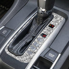 For Honda Civic 2016-2019 Car Gear Button Frame Diamond Decorative Sticker, Right-hand Drive, Gear Button Frame, Right-hand Drive