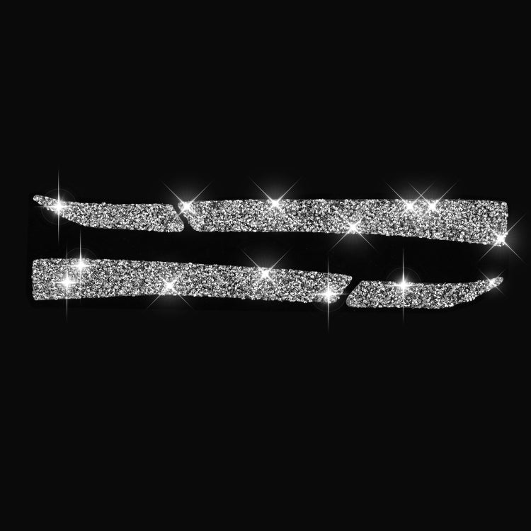 4pcs Car Rearview Mirror Diamond Decoration Sticker, Left and Right Drive, Rearview Mirror