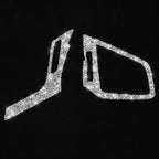 For Honda Civic 2016-2019 Car Left and Right Air Outlets Diamond Decorative Sticker, Left-hand Drive, Left and Right Air Outlets, Left-hand Drive