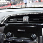 For Honda Civic 2016-2019 Car Central Control Air Outlets Upper Diamond Decorative Sticker, Right-hand Drive, Central Control Air Outlets Upper, Right-hand Drive