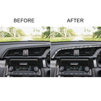 For Honda Civic 2016-2019 Car Central Control Air Outlets Upper Diamond Decorative Sticker, Right-hand Drive, Central Control Air Outlets Upper, Right-hand Drive