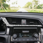 For Honda Civic 2016-2019 Car Central Control Air Outlets Below Diamond Decorative Sticker, Left-hand Drive, Central Control Air Outlets Below, Left-hand Drive