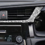 For Honda Civic 2016-2019 Car Central Control Air Outlets Below Diamond Decorative Sticker, Right-hand Drive, Central Control Air Outlets Below, Right-hand Drive