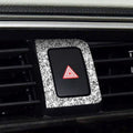 For Honda Civic 2016-2019 Car Warning Light Frame Diamond Decorative Sticker, Left-hand Drive, Warning Light Frame, Left-hand Drive