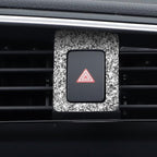 For Honda Civic 2016-2019 Car Warning Light Frame Diamond Decorative Sticker, Left-hand Drive, Warning Light Frame, Left-hand Drive