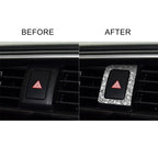 For Honda Civic 2016-2019 Car Warning Light Frame Diamond Decorative Sticker, Right-hand Drive, Warning Light Frame, Right-hand Drive