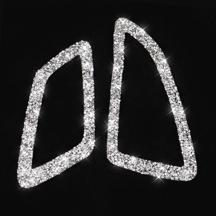 For Honda Civic 2016-2019 Car Instrument Air Outlets Diamond Decorative Sticker, Left-hand Drive, Instrument Air Outlets, Left-hand Drive