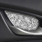For Honda Civic 2016-2019 Car Inside Door Bowl Diamond Decorative Sticker, Left and Right Drive, Door Bowl