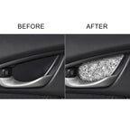 For Honda Civic 2016-2019 Car Inside Door Bowl Diamond Decorative Sticker, Left and Right Drive, Door Bowl