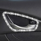 For Honda Civic 2016-2019 Car Inside Door Bowl Frame Diamond Decorative Sticker, Left and Right Drive, Inside Door Bowl Frame