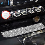Car Water Cup Holder Upper Diamond Decoration Sticker, Left and Right Drive, Water Cup Holder Upper