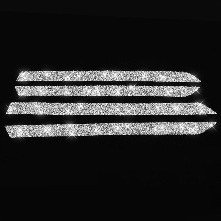 For Honda Civic 2016-2019 Car Door Strip Diamond Decorative Sticker, Left and Right Drive, Door Strip