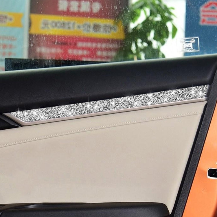 For Honda Civic 2016-2019 Car Door Strip Diamond Decorative Sticker, Left and Right Drive, Door Strip