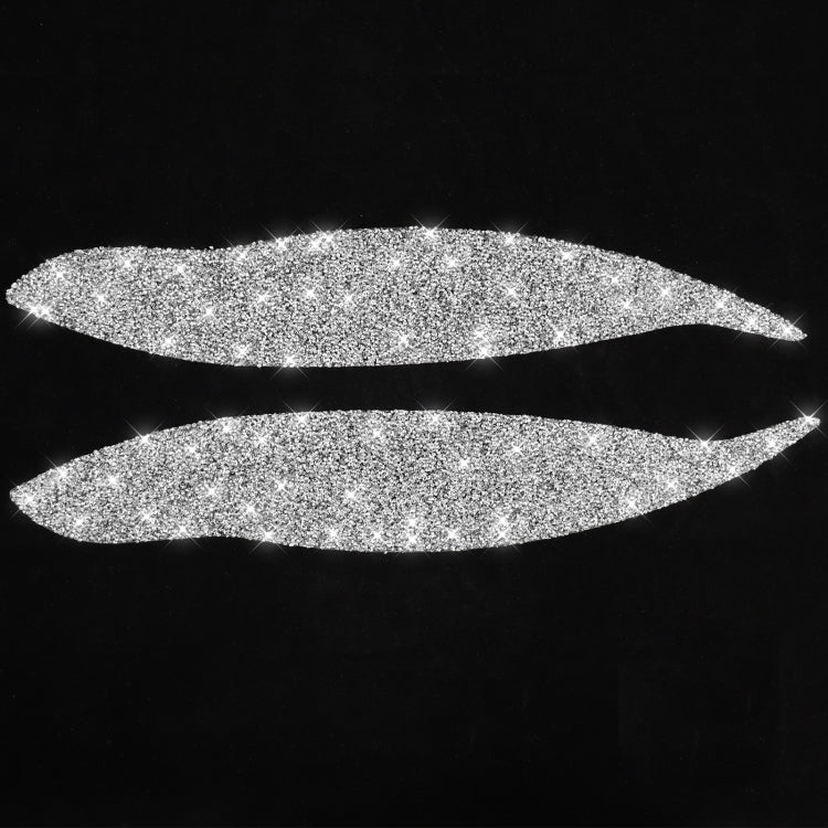 For Honda Civic 1999-2000 Car Light Eyebrow Diamond Decorative Sticker, Left and Right Drive, For Honda Civic 1999-2000 Light Eyebrow