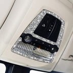 For BMW F10 5 Series 2011-2017 Car Reading Light Panel Diamond Decorative Sticker, Left and Right Drive, Reading Light Panel
