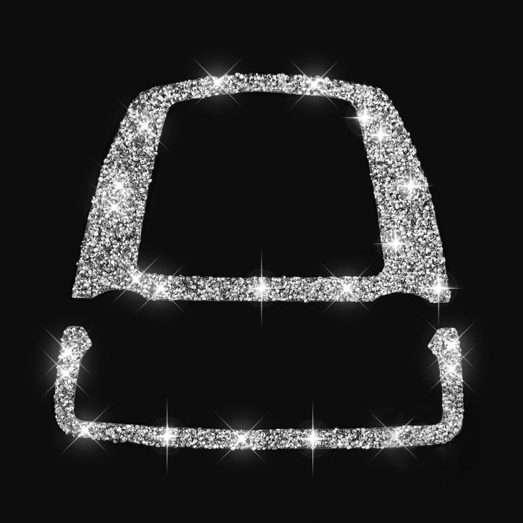 For BMW F10 5 Series 2011-2017 Car Reading Light Panel Diamond Decorative Sticker, Left and Right Drive, Reading Light Panel