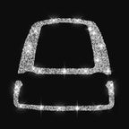 For BMW F10 5 Series 2011-2017 Car Reading Light Panel Diamond Decorative Sticker, Left and Right Drive, Reading Light Panel