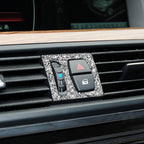 For BMW F10 5 Series 2011-2017 Car Air Outlets Diamond Decorative Sticker, Left and Right Drive, Air Outlets