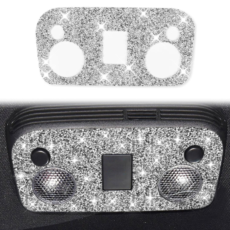 Car Reading Light Diamond Decoration Sticker, Left and Right Drive, Reading Light
