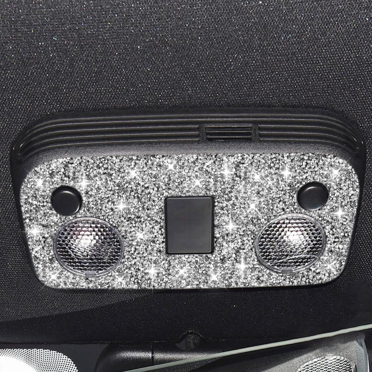 Car Reading Light Diamond Decoration Sticker, Left and Right Drive, Reading Light