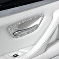 For BMW F10 5 Series 2011-2017 Car Door Handle Frame Diamond Decorative Sticker, Left and Right Drive, Door Handle Frame
