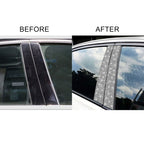 For BMW F10 5 Series 2011-2017 Car B-pillar Frame Diamond Decorative Sticker, Left and Right Drive, B-pillar Frame
