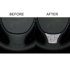For BMW 5 Series 528 525li F10 F18 2011-2017 Car Steering Wheel B Diamond Decorative Sticker, Left and Right Drive, Steering Wheel B