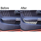 Car Front Door Panel Diamond Decoration Sticker, Left and Right Drive, Front Door Panel