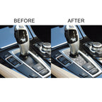For BMW 5 Series GT X3 X4 2009-2016 Car Gear Handle Below Diamond Decorative Sticker, Left-hand Drive, Gear Handle Below, Left-hand Drive