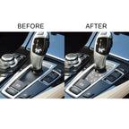 For BMW 5 Series GT X3 X4 2009-2016 Car Gear Handle Below Diamond Decorative Sticker, Right-hand Drive, Gear Handle Below, Right-hand Drive