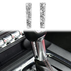 Car Gear Handle Side Diamond Decoration Sticker, Left and Right Drive, Gear Handle Side