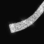 Car Window Lift Side Diamond Decoration Sticker, Left and Right Drive, Window Lift Side
