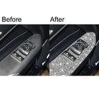 4pcs Car Window Lift Panel Diamond Decoration Sticker, Left Drive, Window Lift Panel, Left Drive