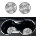 Car Water Cup Holder Base Diamond Decoration Sticker, Left and Right Drive, Water Cup Holder Base