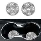 Car Water Cup Holder Base Diamond Decoration Sticker, Left and Right Drive, Water Cup Holder Base