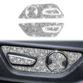 For Ford Mustang 2015-2020 Car Seat Adjustment Button Diamond Decoration Sticker, Seat Adjustment Button, Left Drive, Seat Adjustment Button, Right Drive