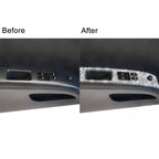 For Nissan 350Z 2003-2009 2pcs Car Glass Lift Diamond Decorative Sticker, Left Drive, Car Glass Lift, Left Drive