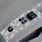 For Nissan 350Z 2003-2009 2pcs Car Glass Lift Diamond Decorative Sticker, Right Drive, Car Glass Lift, Right Drive
