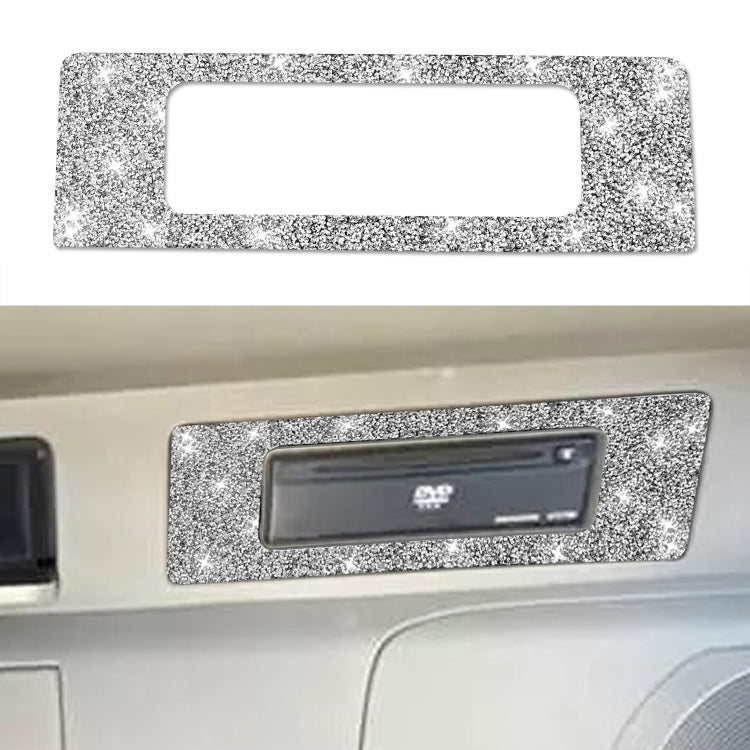 For Nissan 350Z 2003-2009 Car DVD Player Diamond Decorative Sticker,Left and Right Drive Universal, Car DVD