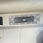 For Nissan 350Z 2003-2009 Car DVD Player Diamond Decorative Sticker,Left and Right Drive Universal, Car DVD