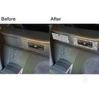 For Nissan 350Z 2003-2009 Car DVD Storage Box Diamond Decorative Sticker,Left and Right Drive Universal, Car DVD Storage Box