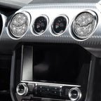 6 in 1 Car Air Outlet Diamond Decoration Sticker, Left and Right Drive, Air Outlet