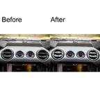 6 in 1 Car Air Outlet Diamond Decoration Sticker, Left and Right Drive, Air Outlet