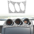 For Nissan 350Z 2003-2009 Car Radio Air Conditioner Console Diamond Decorative Sticker, Right Drive, Car Radio Air Conditioner Console, Right Drive