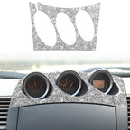 For Nissan 350Z 2003-2009 Car Radio Air Conditioner Console Diamond Decorative Sticker, Right Drive, Car Radio Air Conditioner Console, Right Drive