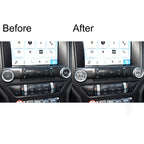 2pcs Car Volume Button Diamond Decoration Sticker, Left and Right Drive, Volume Button