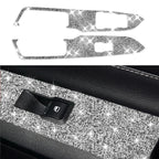 For Ford Mustang 2015-2020 Car Door Lift Panel B Diamond Decoration Sticker, Door Lift Panel B Left Drive, Door Lift Panel B Right Drive